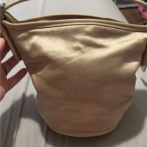 Coach vintage Maggie satin duffle bucket bag